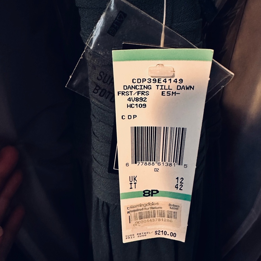 Anne Klein Teal Embellished Maxi Dress Cocktail Dress - NWT - Picture 9 of 10